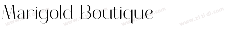 Marigold Boutique字体转换